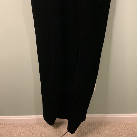 Vintage Eugene Alexander Velvet Gown w/ Satin Staps WMNS Sz 14 - Picture 4 of 5